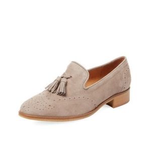 New Alex + Alex suede tan tassel loafer